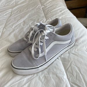 OLD SKOOL VANS- BABY BLUE/TRUE WHITE
